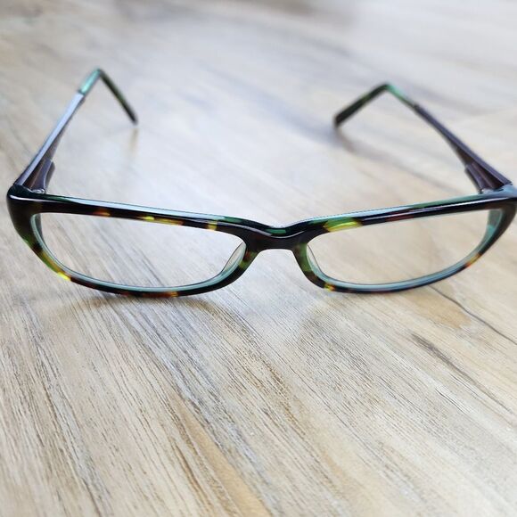?Genevieve Boutique Brown & Teal Attempt Eyeglasses w/Hardshell Case main image 11